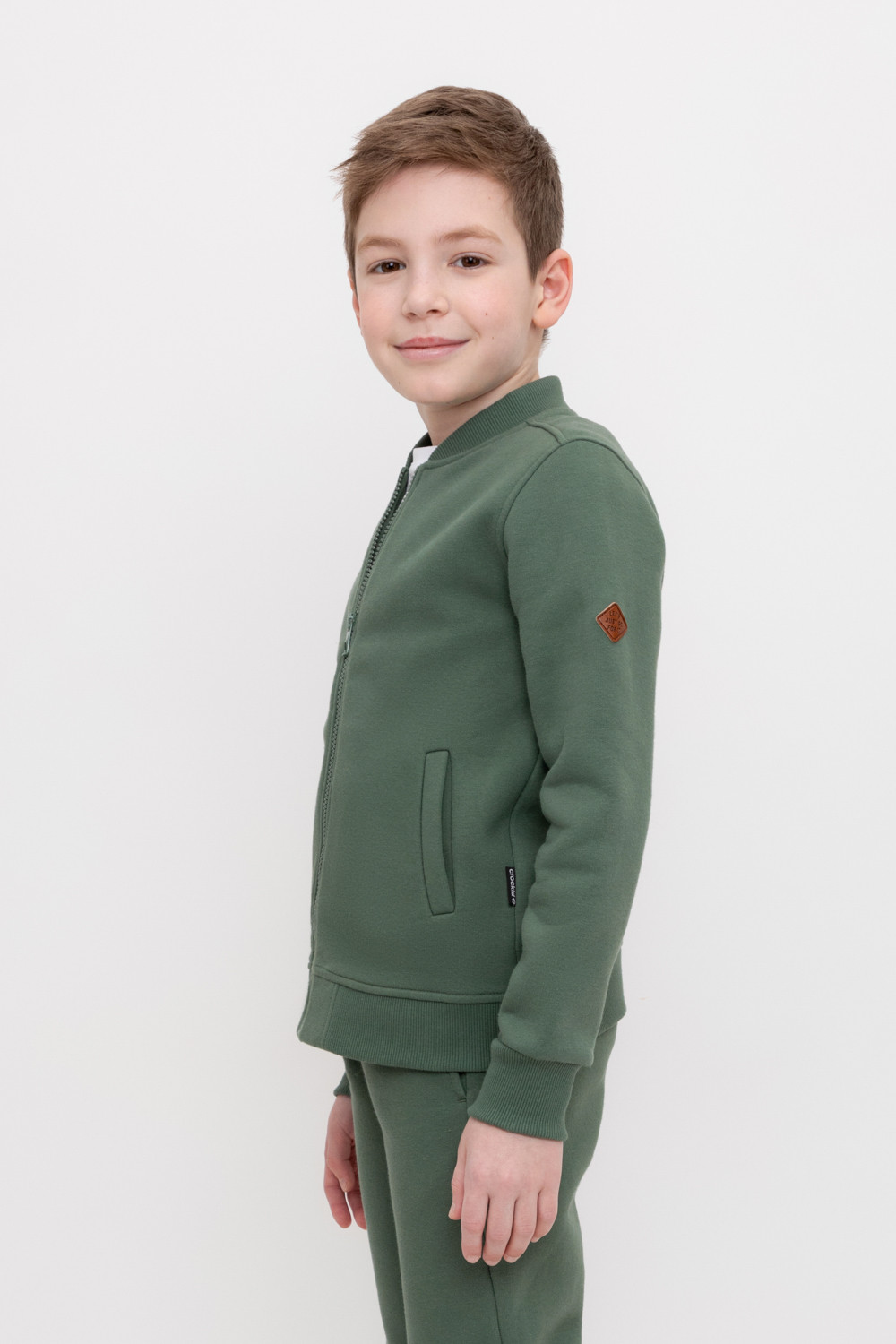 Жакет для мальчика, артикул: КР 302545, цвет: зеленый, фото 3