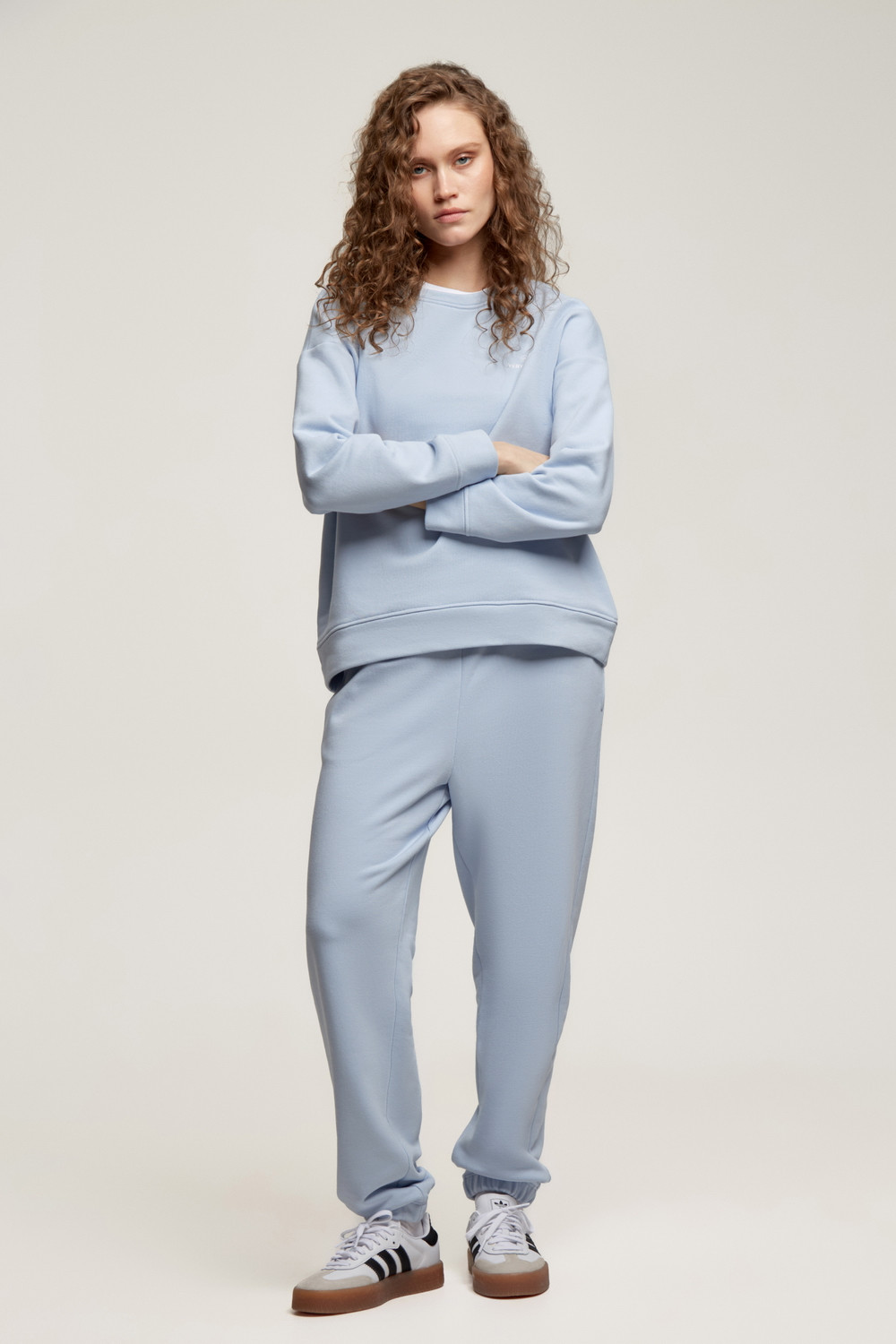 Джемперы женские для мам, артикул: ЕВТ 3221, цвет: голубой, фото 3