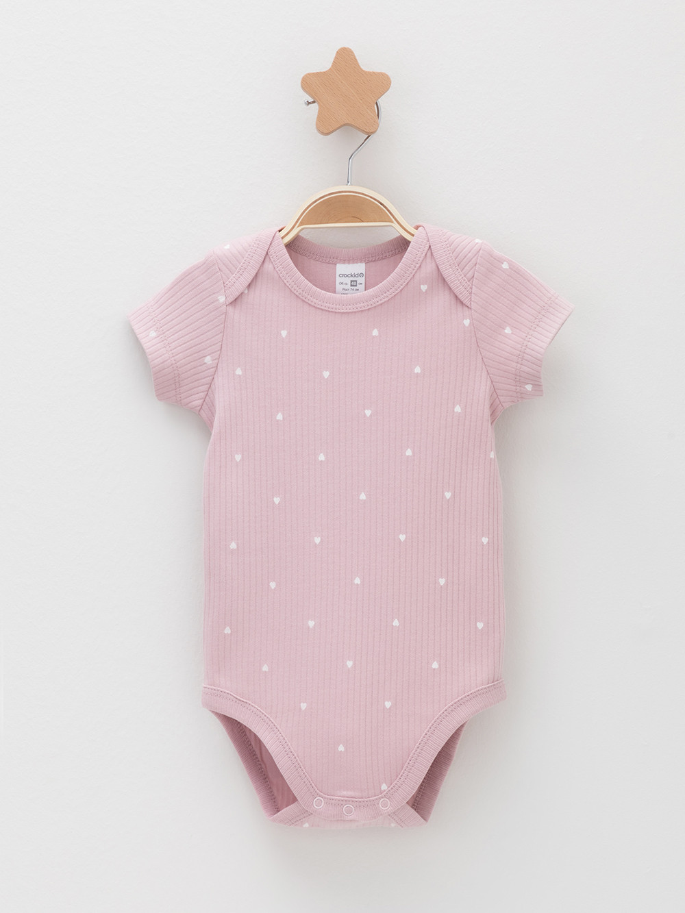 Боди для новорожденных, артикул: К 6525-2уп, цвет: розовый, фото 3