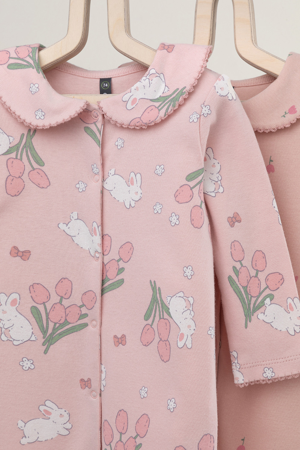 Комбинезон для новорожденных, артикул: К 6538-2уп, цвет: розовый, фото 3