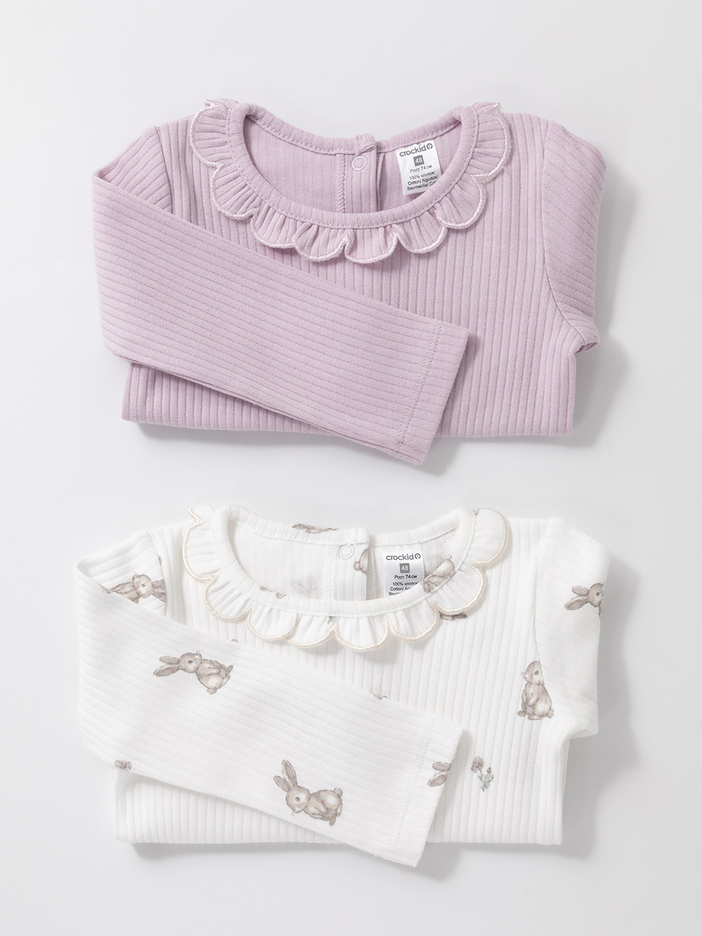 Боди для новорожденных, артикул: К 6554-2уп, цвет: розовый, фото 3