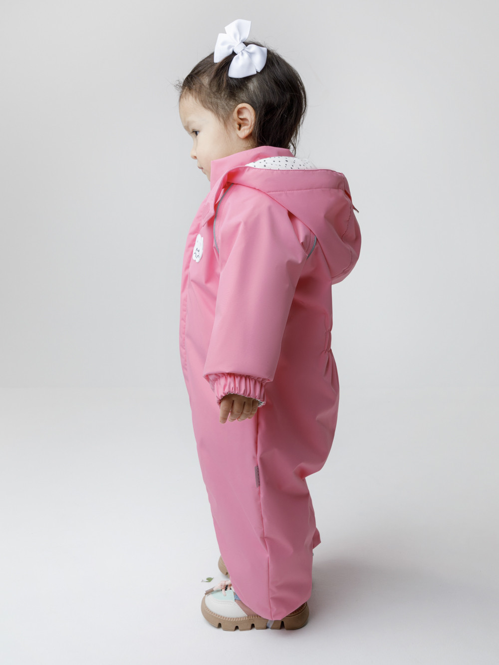Комбинезоны утепленные для девочки, артикул: ВК 60086/14 Ал, цвет: розовый, фото 3