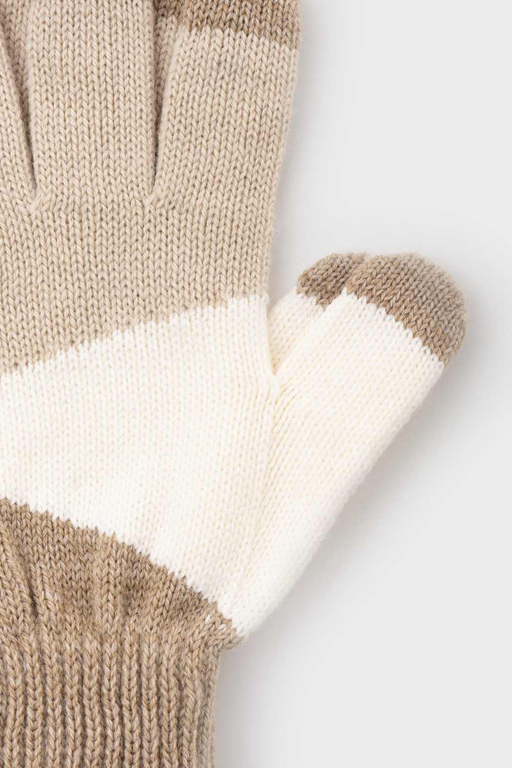 Перчатки для девочки, артикул: КВ 10014, цвет: бежевый, фото 3