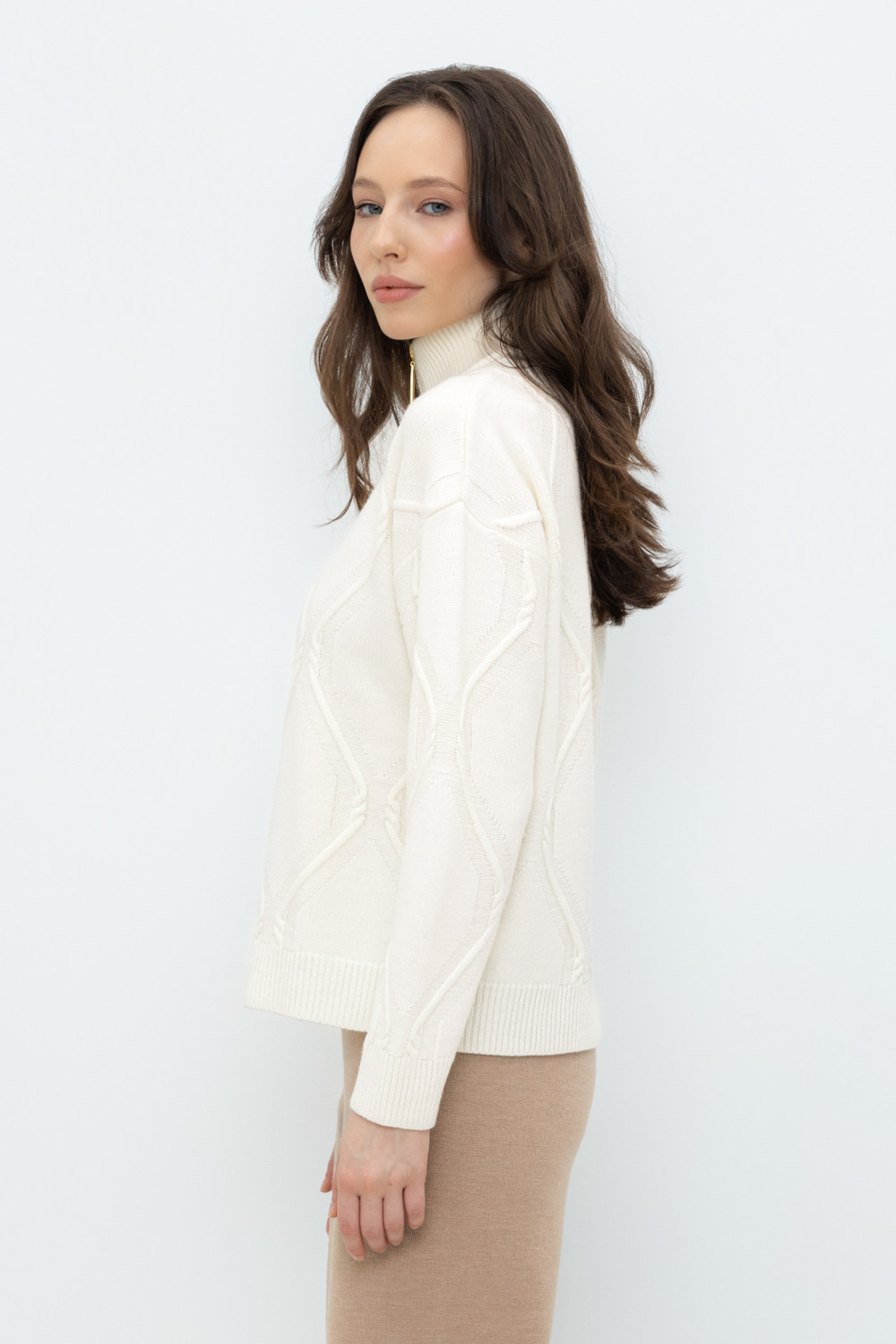 Жакеты, куртки женские для мам, артикул: ЕВ 30183/ш, цвет: бежевый, фото 3