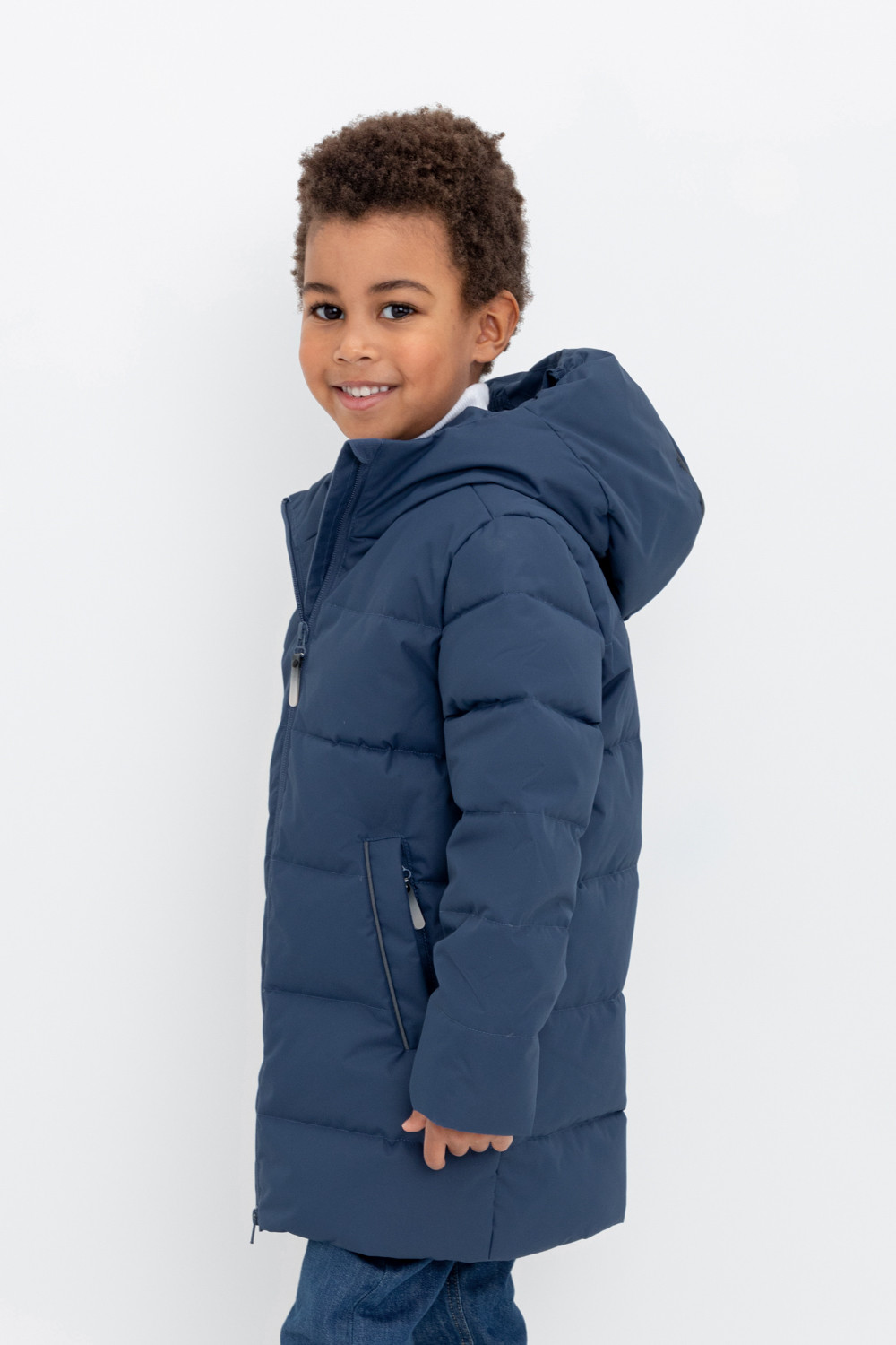 Пальто, плащи для мальчика, артикул: ВК 34070/1 УЗГ ( 98-122), цвет: синий, фото 3