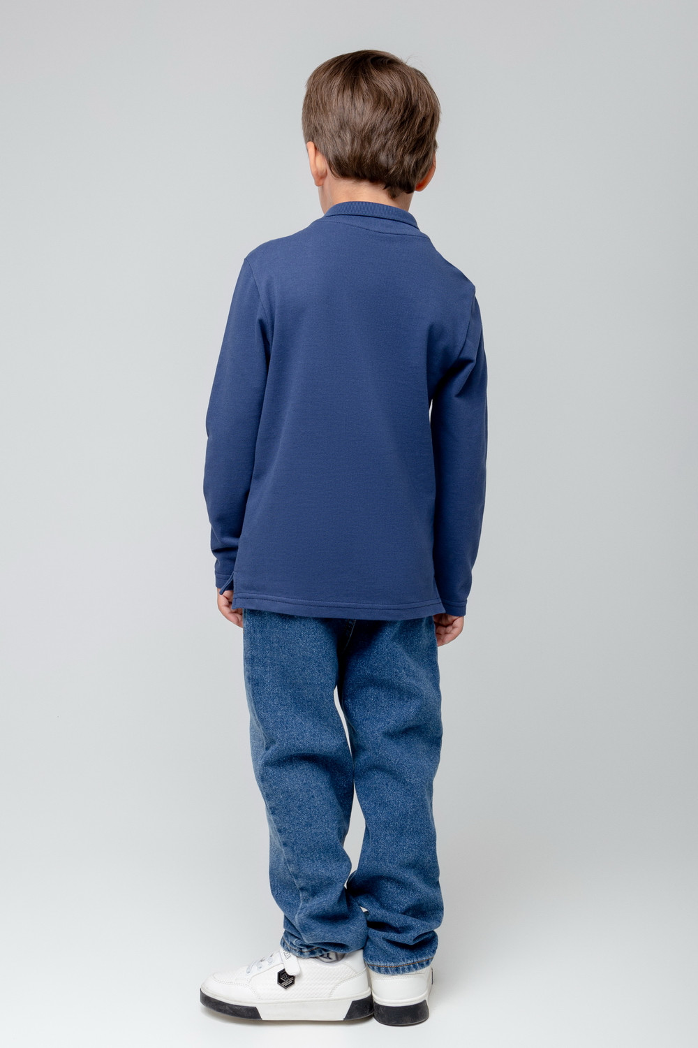 Джемпер для мальчика, артикул: К 302109, цвет: темно-синий, фото 3