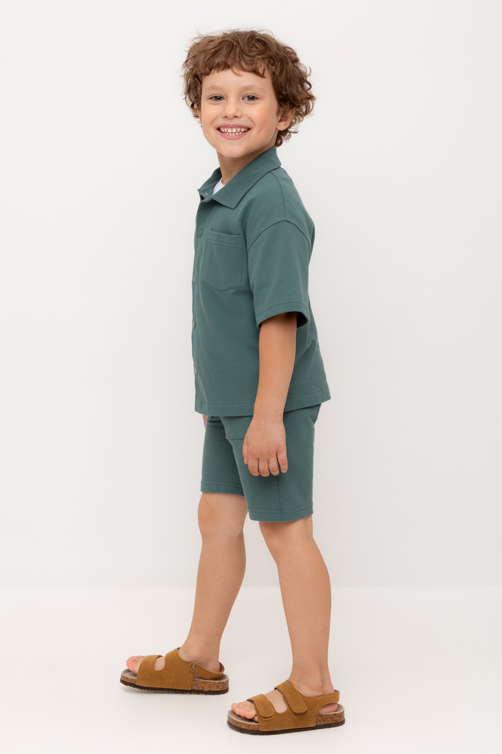 Шорты для мальчика, артикул: КР 400814-1, цвет: зеленый, фото 3