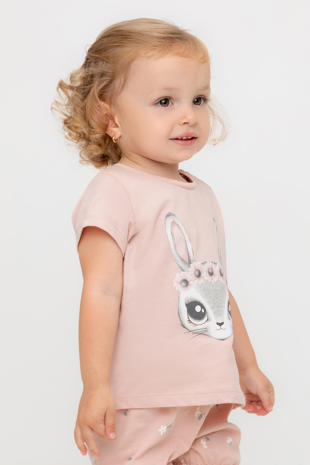 Футболка для девочки, артикул: КР 302702, цвет: розовый, фото 3