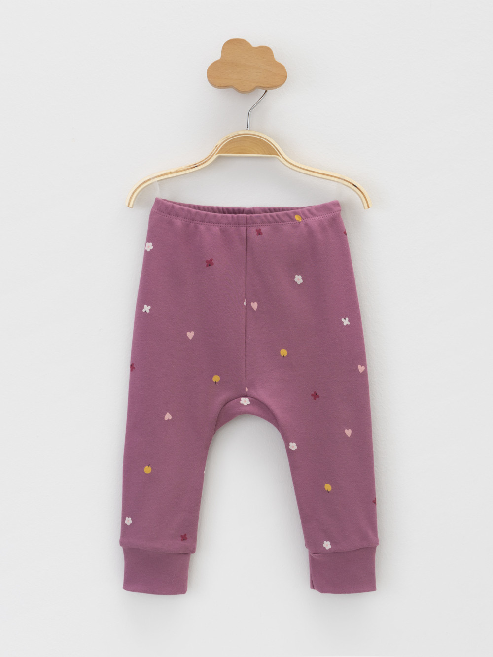 Брюки для новорожденных, артикул: К 4718-2уп, цвет: бордовый, фото 3