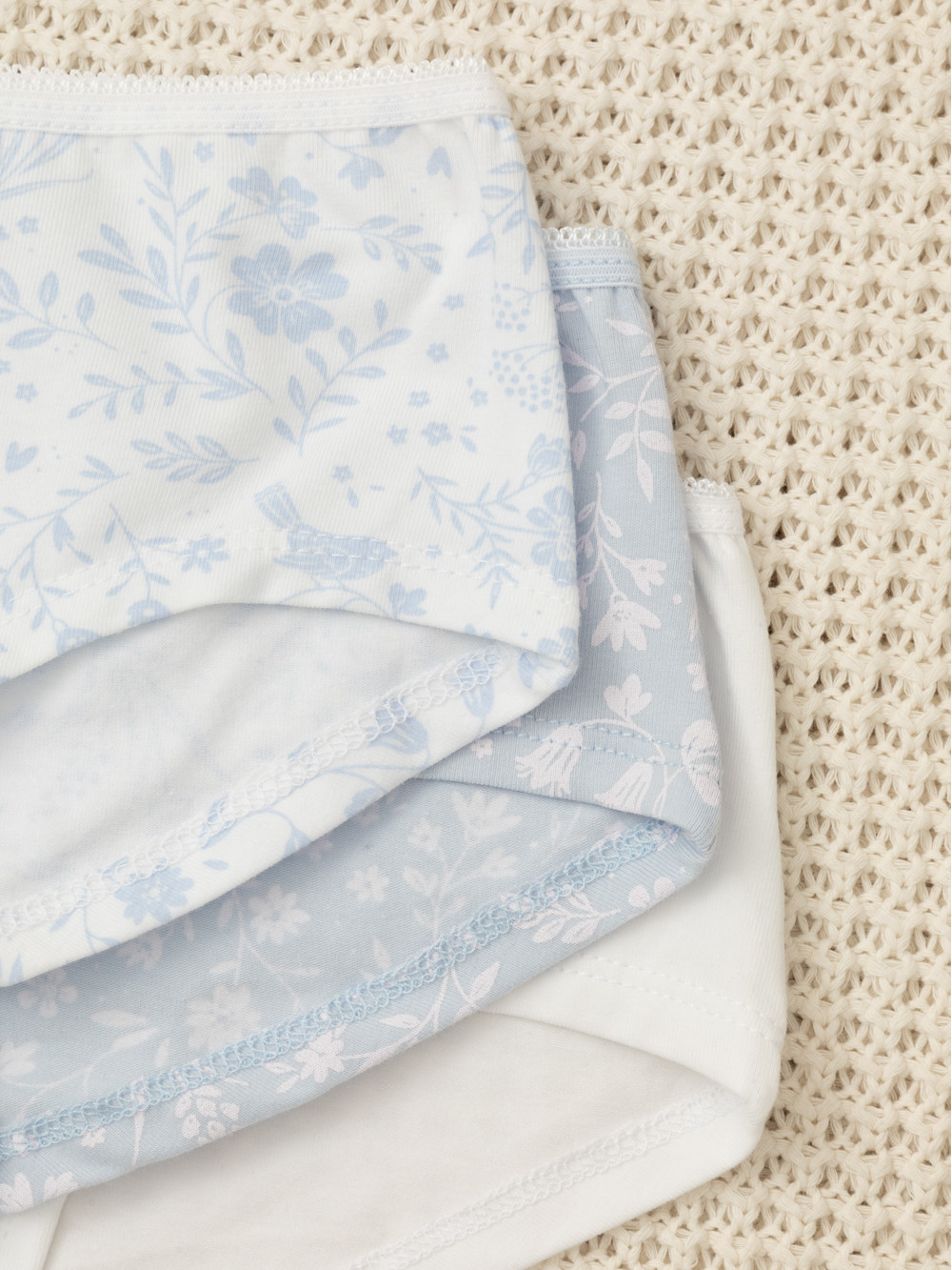 Трусы для девочки, артикул: К 1964-3уп, цвет: голубой, фото 3