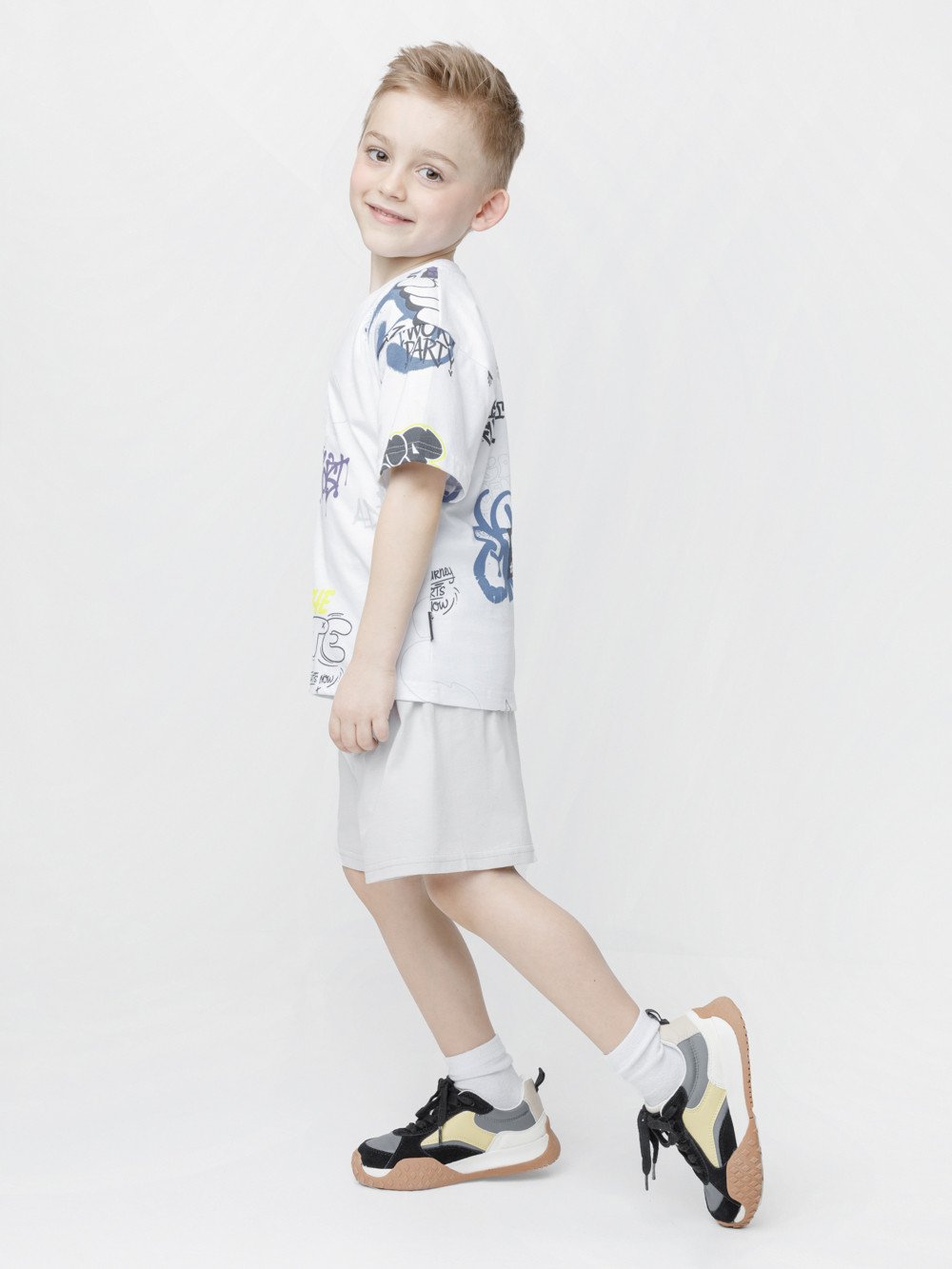 Шорты для мальчика, артикул: КР 400933, цвет: светло-серый5, фото 3