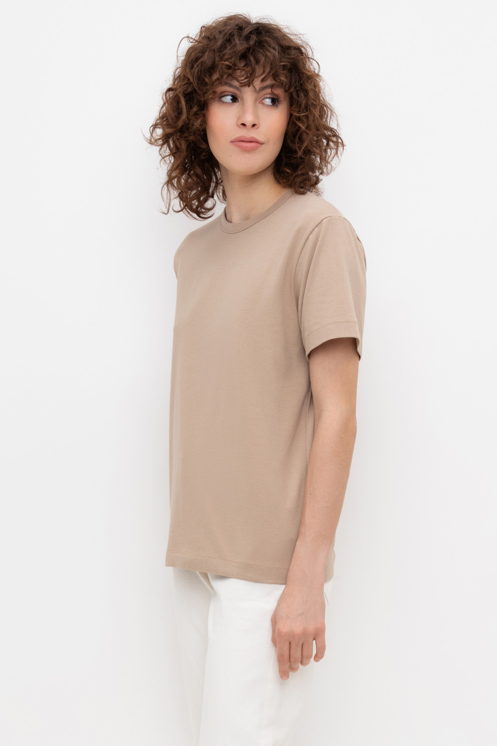 Футболки женские для мам, артикул: ЕВТ 3238/24, цвет: бежевый, фото 3