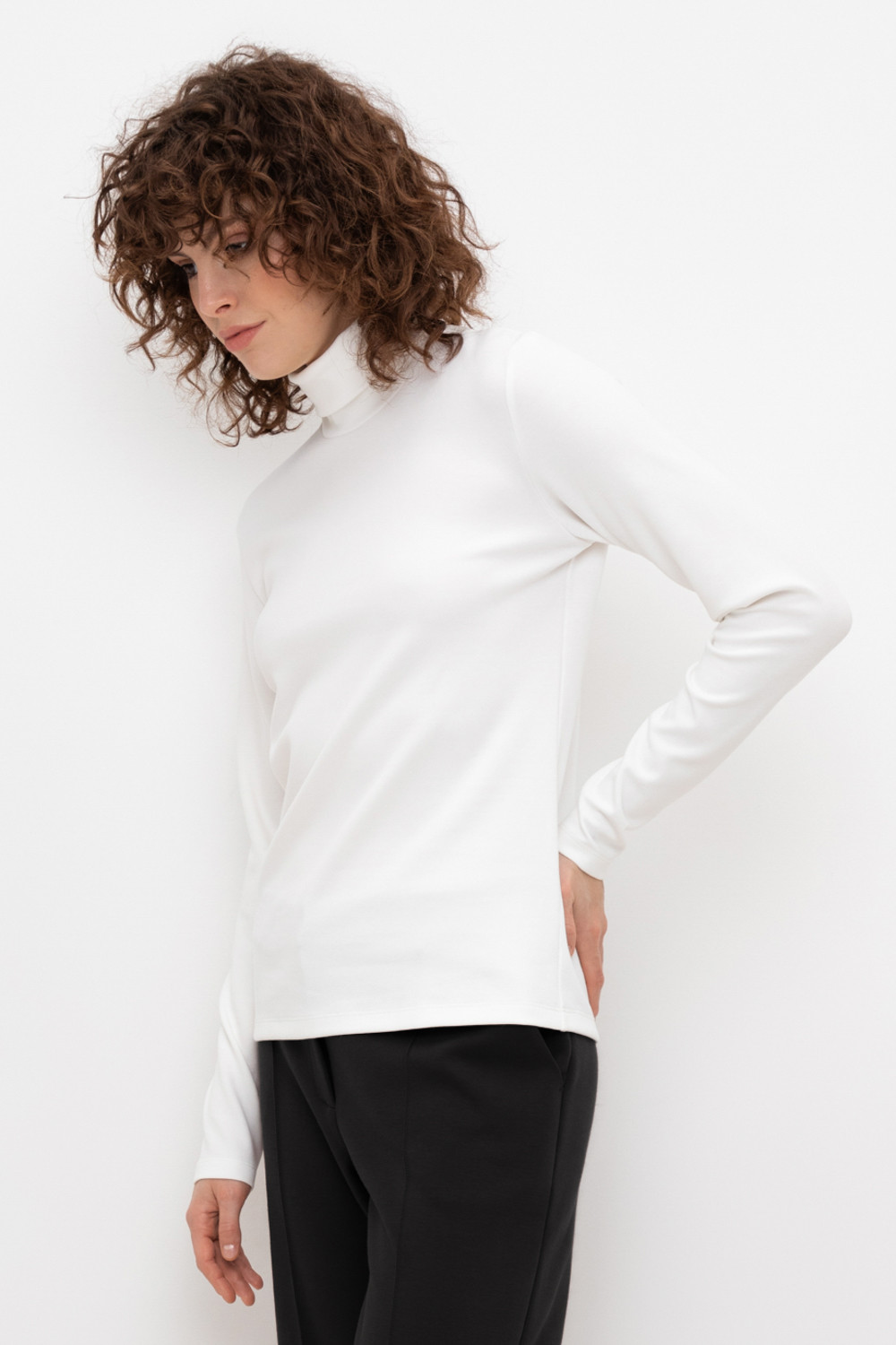 Водолазки женские для мам, артикул: ЕВТ 3264, цвет: бежевый, фото 3