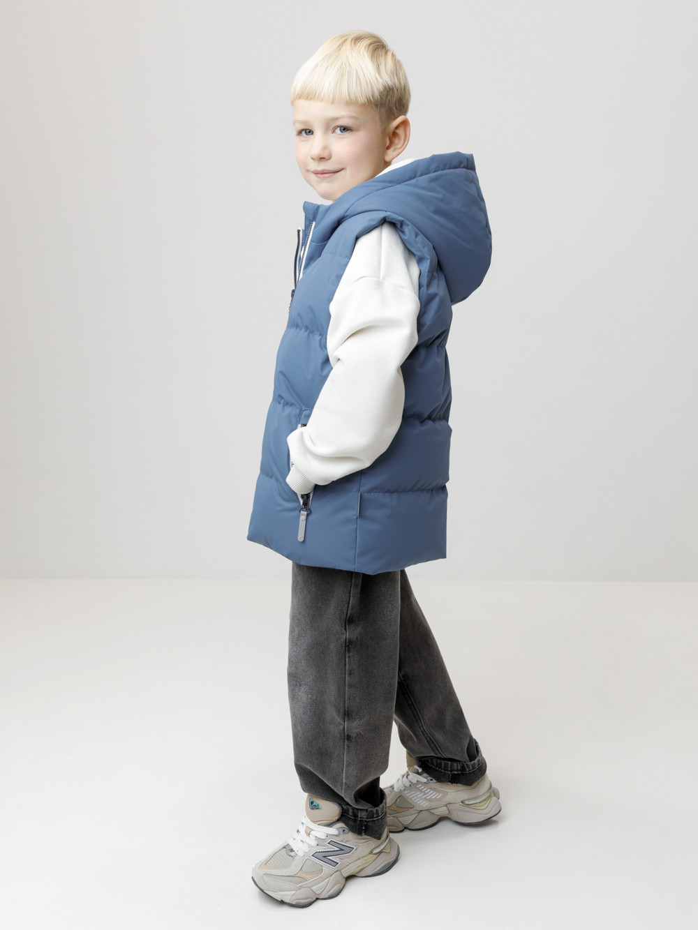 Жилеты для мальчика, артикул: ВК 35022/5 ГР (98-128), цвет: синий, фото 3