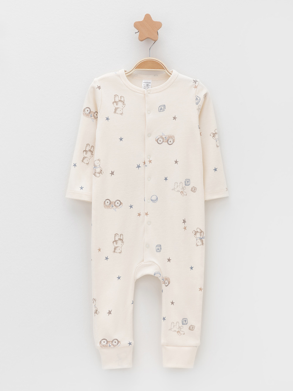 Комбинезон для новорожденных, артикул: К 6535-2уп, цвет: бежевый, фото 3