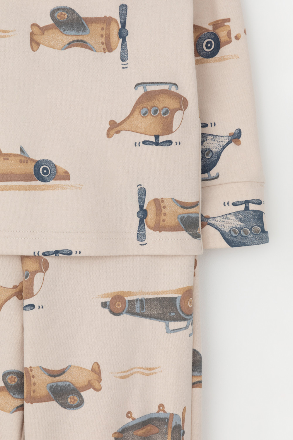 Пижама для мальчика, артикул: К 1552, цвет: бежевый, фото 3