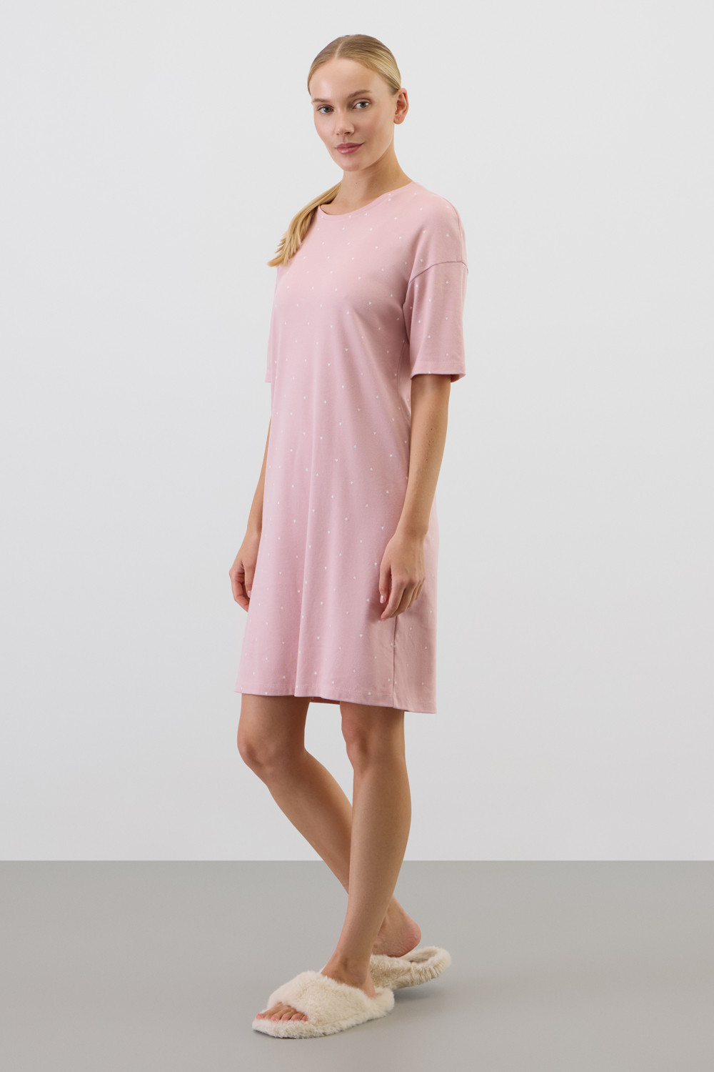 Сорочки ночные женские для мам, артикул: Е 10066, цвет: розовый, фото 3