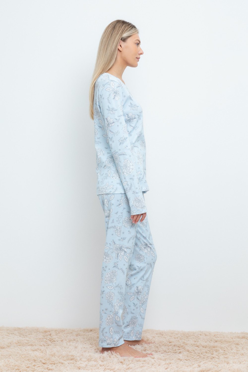 Комплекты для дома для мам, артикул: Е 20095, цвет: голубой, фото 3