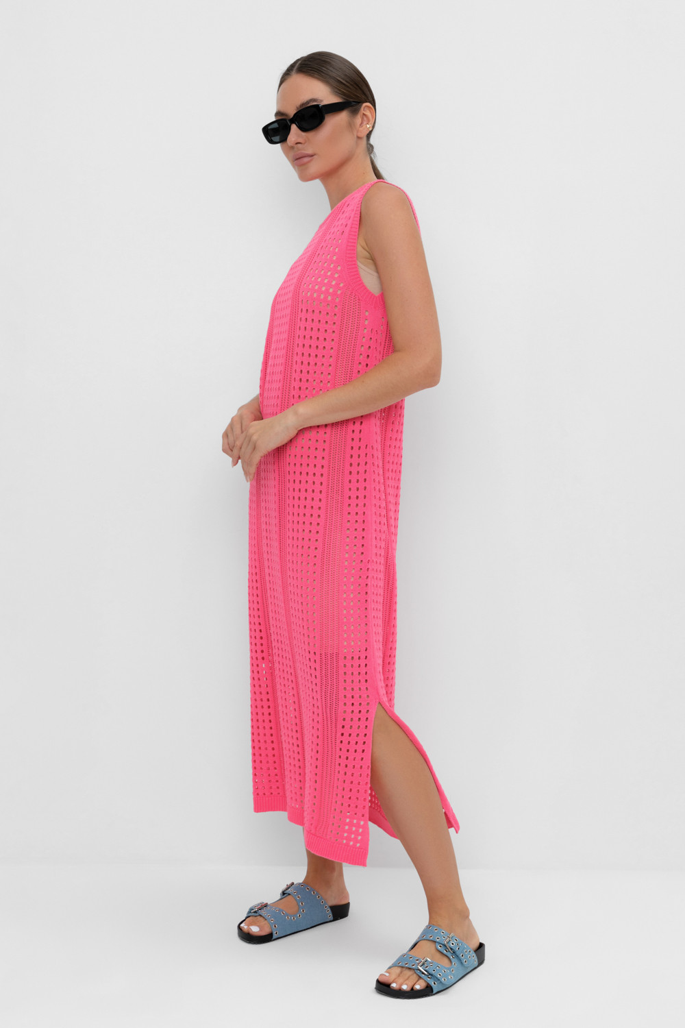 Платья женские для мам, артикул: ЕВ 522, цвет: розовый, фото 3