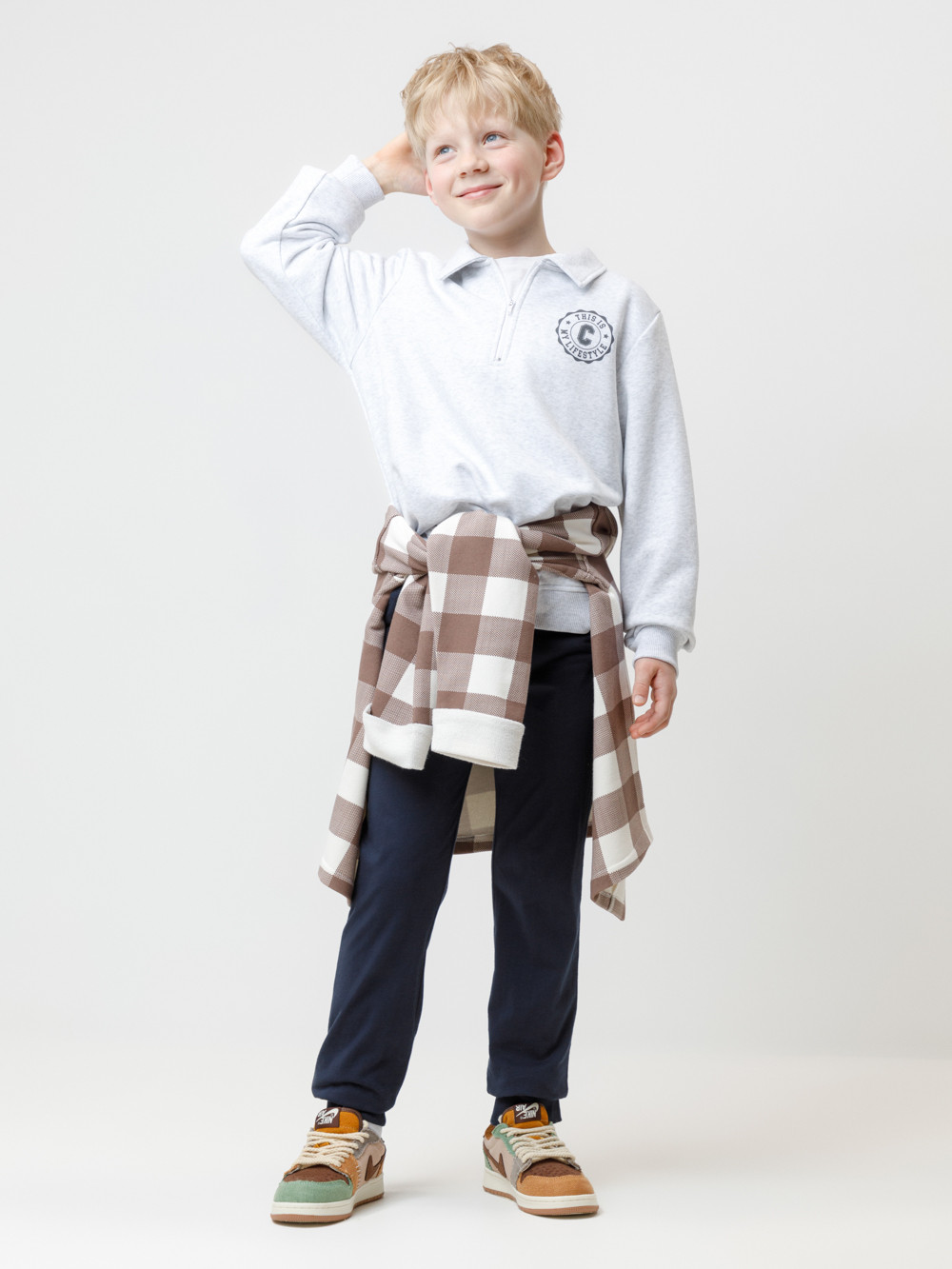 Брюки для мальчика, артикул: К 400563-1/1, цвет: синий, фото 3