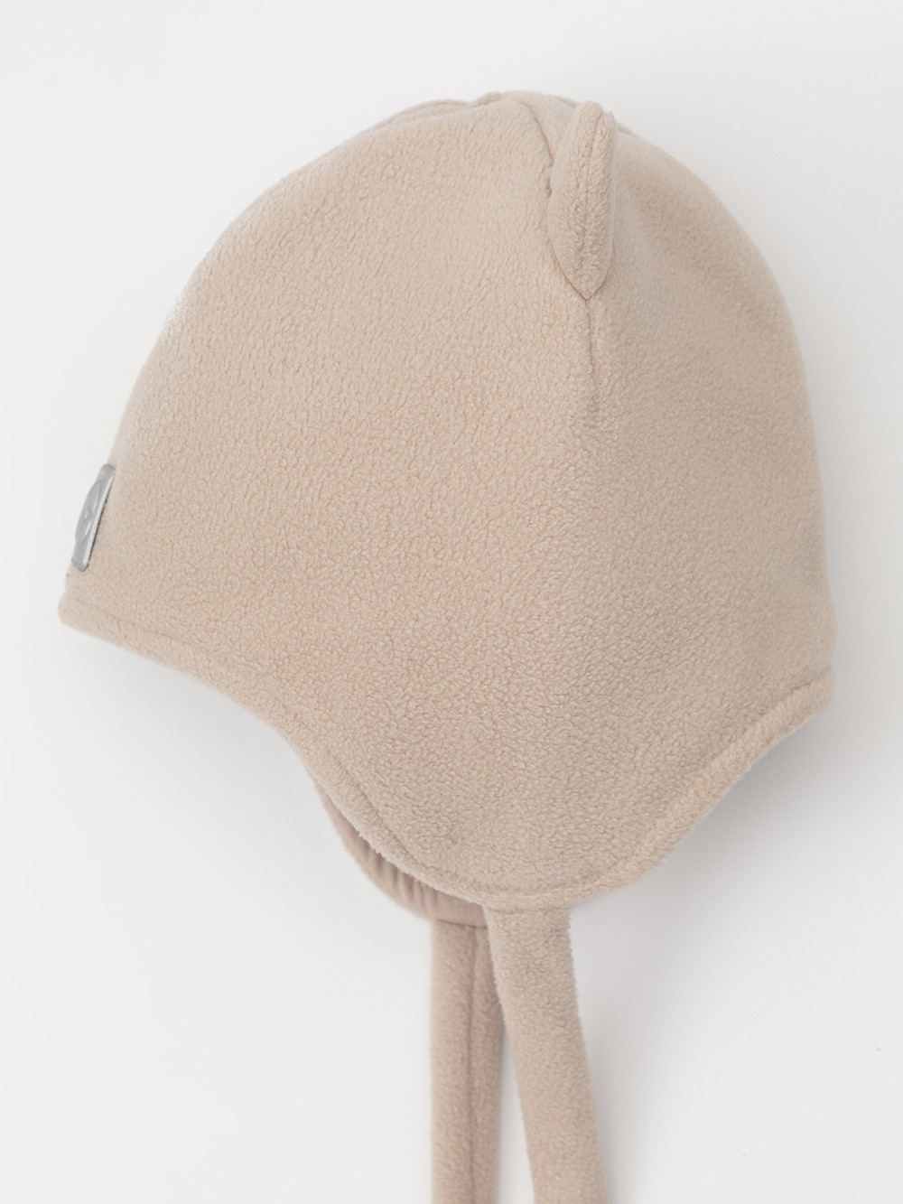 Шапка для девочки, артикул: ФЛ 80012/25/2 ГР, цвет: светло-бежевый, фото 3