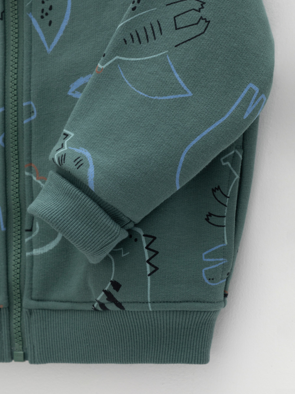 Жакет для мальчика, артикул: КР 302850, цвет: зеленый, фото 3