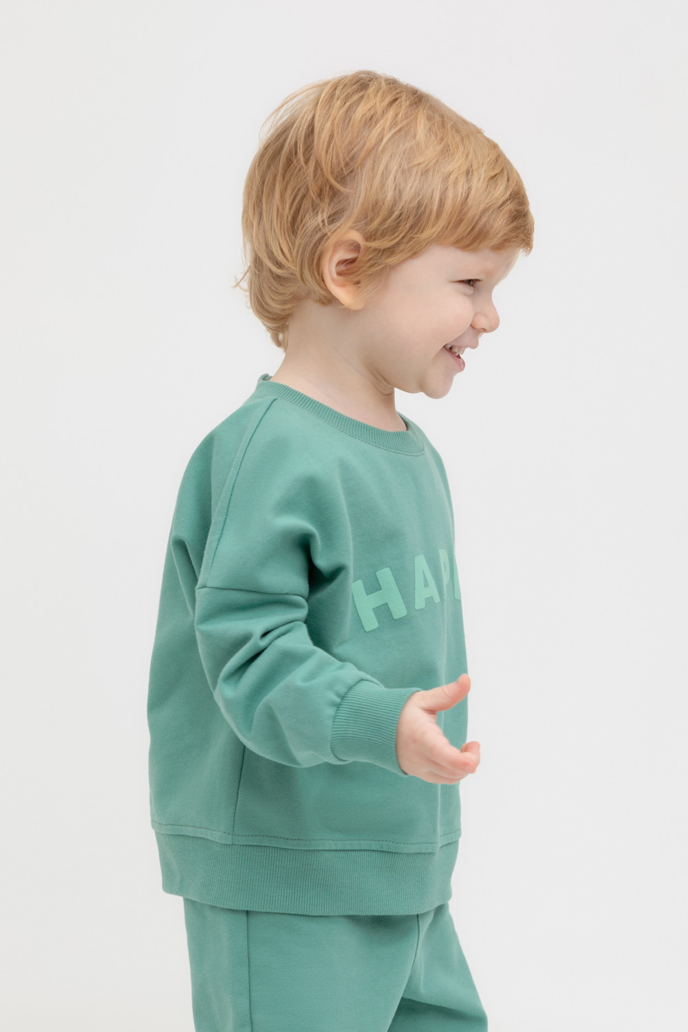 Свитшоты для мальчика, артикул: КР 302426, цвет: зеленый, фото 3