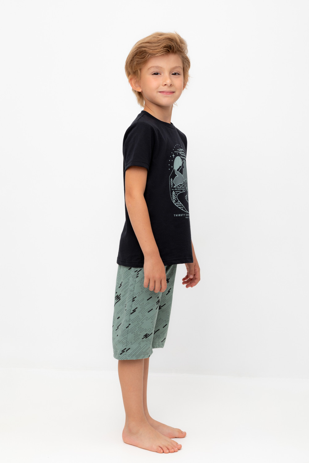 Пижама для мальчика, артикул: К 1528/24, цвет: черный3, фото 3