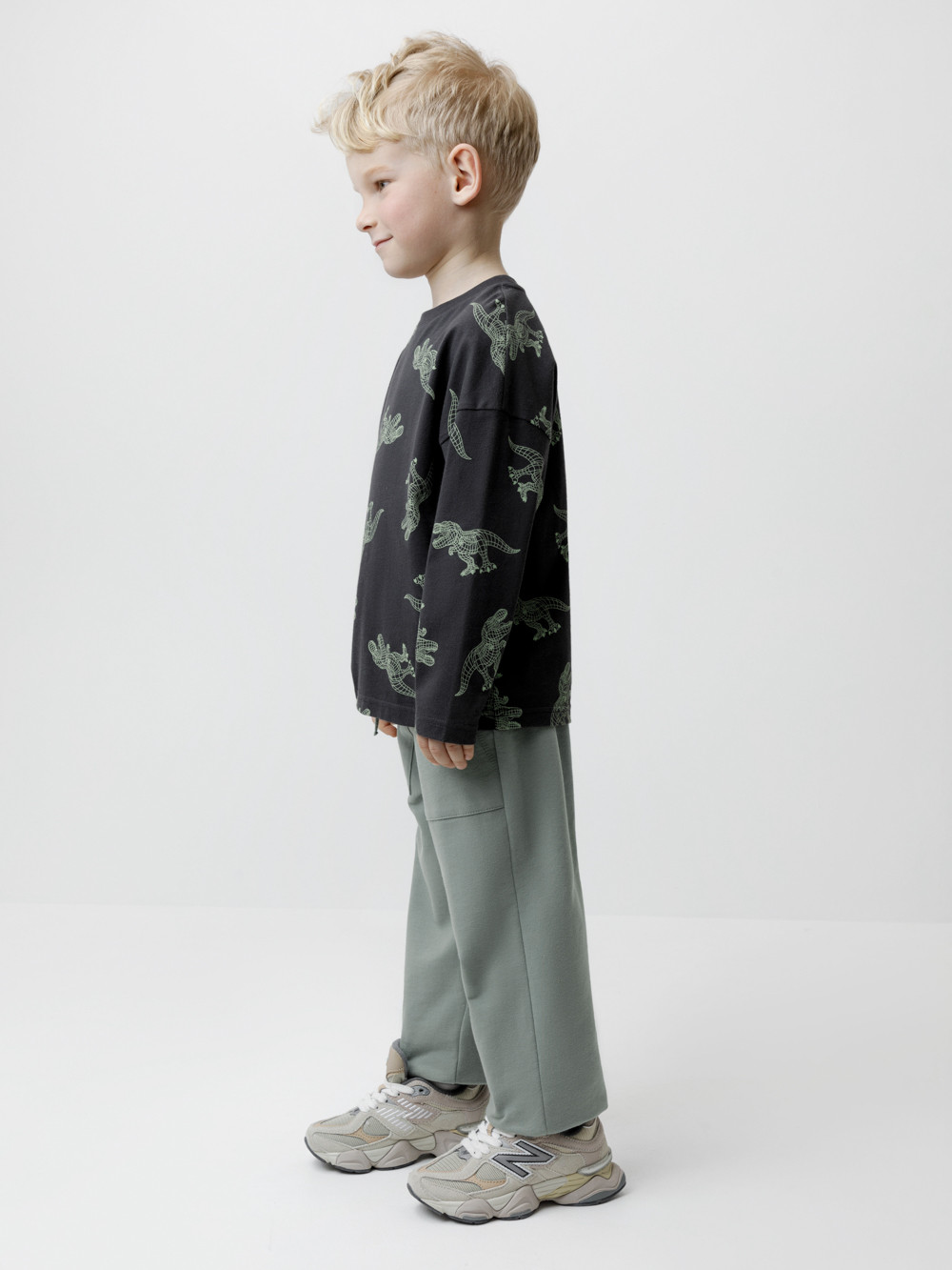 Лонгсливы для мальчика, артикул: КР 302273-1, цвет: темно-серый, фото 3
