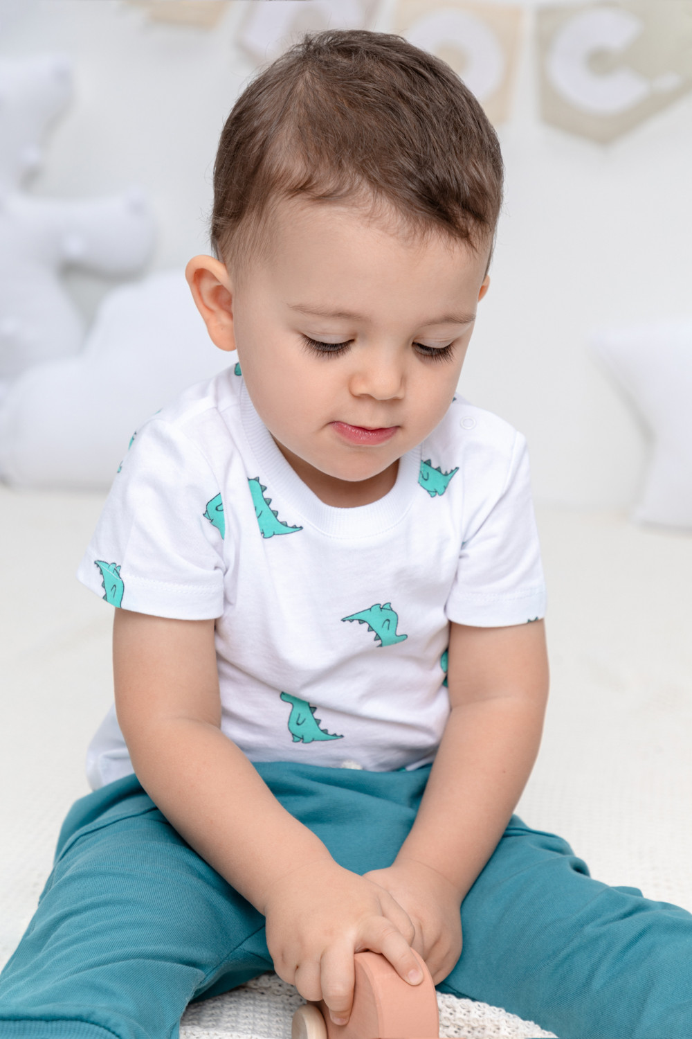 Футболка для мальчика, артикул: КР 302034, цвет: белый, фото 3