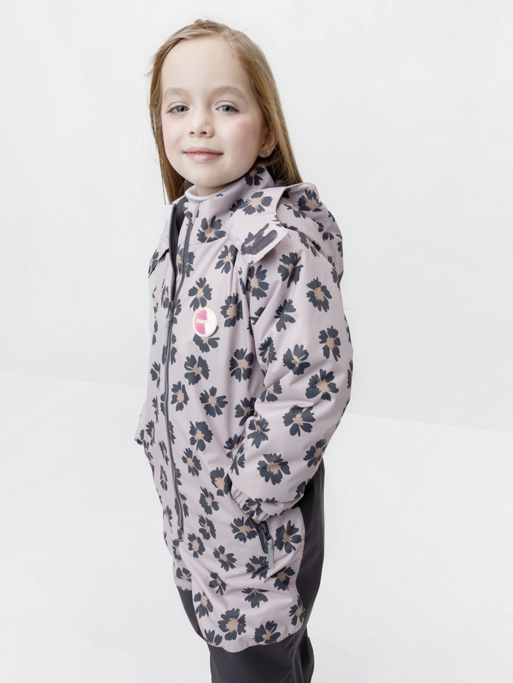 Комбинезоны утепленные для девочки, артикул: ВК 60111/н/7 УЗГ, цвет: розовый, фото 3