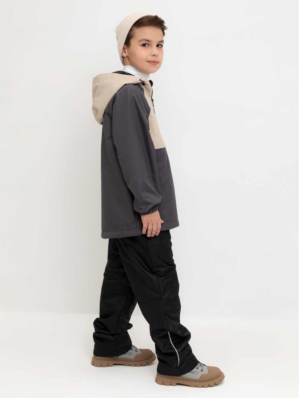 Куртки для мальчика, артикул: ВК 30152/1 Ал, цвет: темно-серый, фото 3