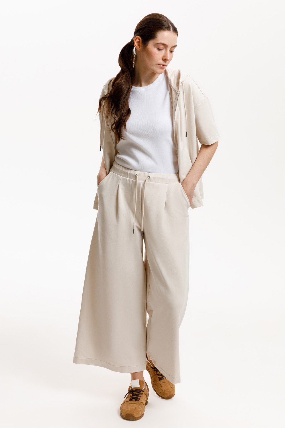 Жакеты, куртки женские для мам, артикул: ЕВТ 3287, цвет: светло-бежевый, фото 3