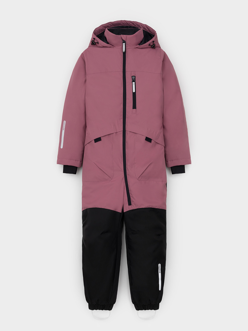 Комбинезоны утепленные для девочки, артикул: ВК 60137/1 ГР, цвет: бордовый, фото 3