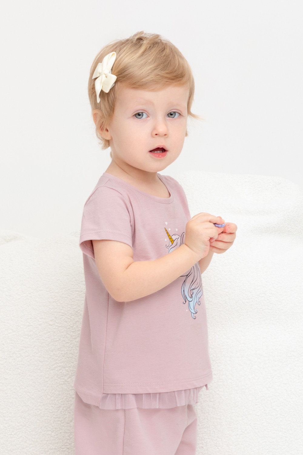 Футболка для девочки, артикул: КР 302321, цвет: розовый, фото 3