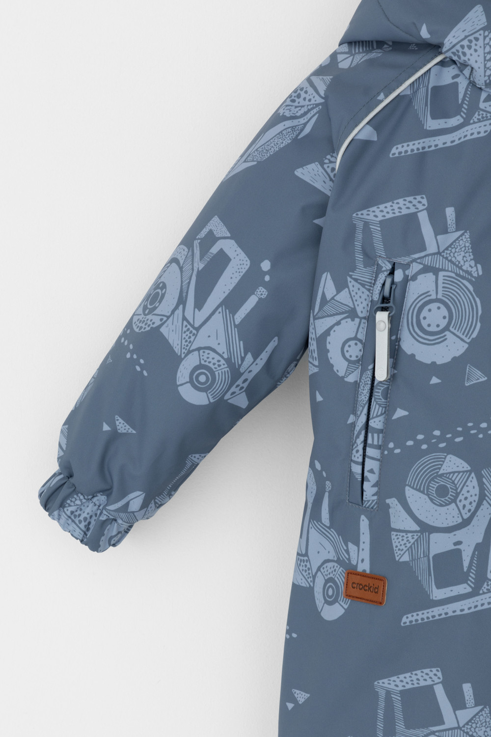 Комбинезоны утепленные для мальчика, артикул: ВК 60085/н/40 Ал, цвет: синий, фото 3