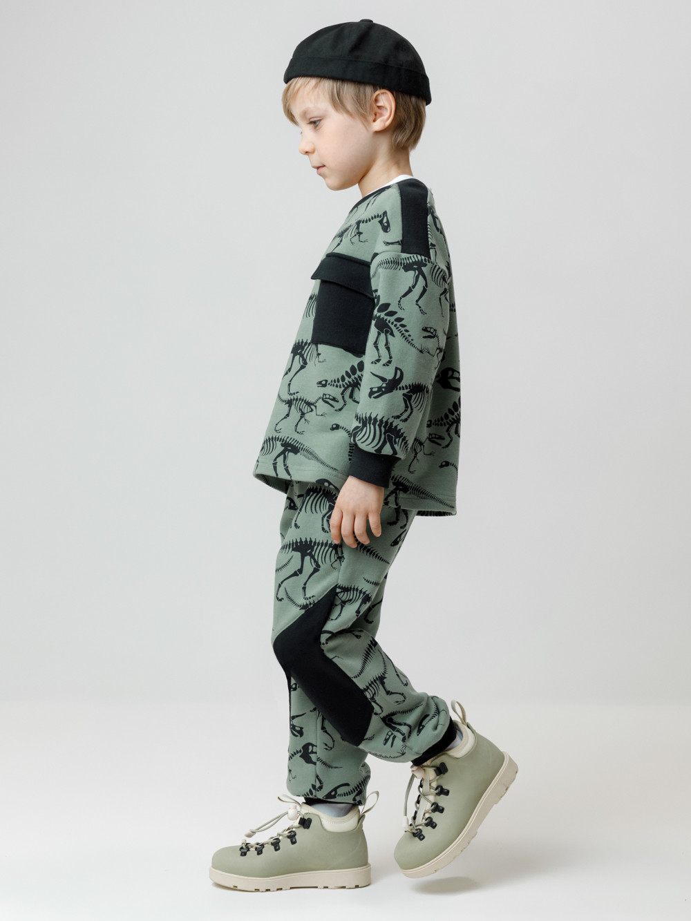 Брюки для мальчика, артикул: КР 400825, цвет: хаки, фото 3