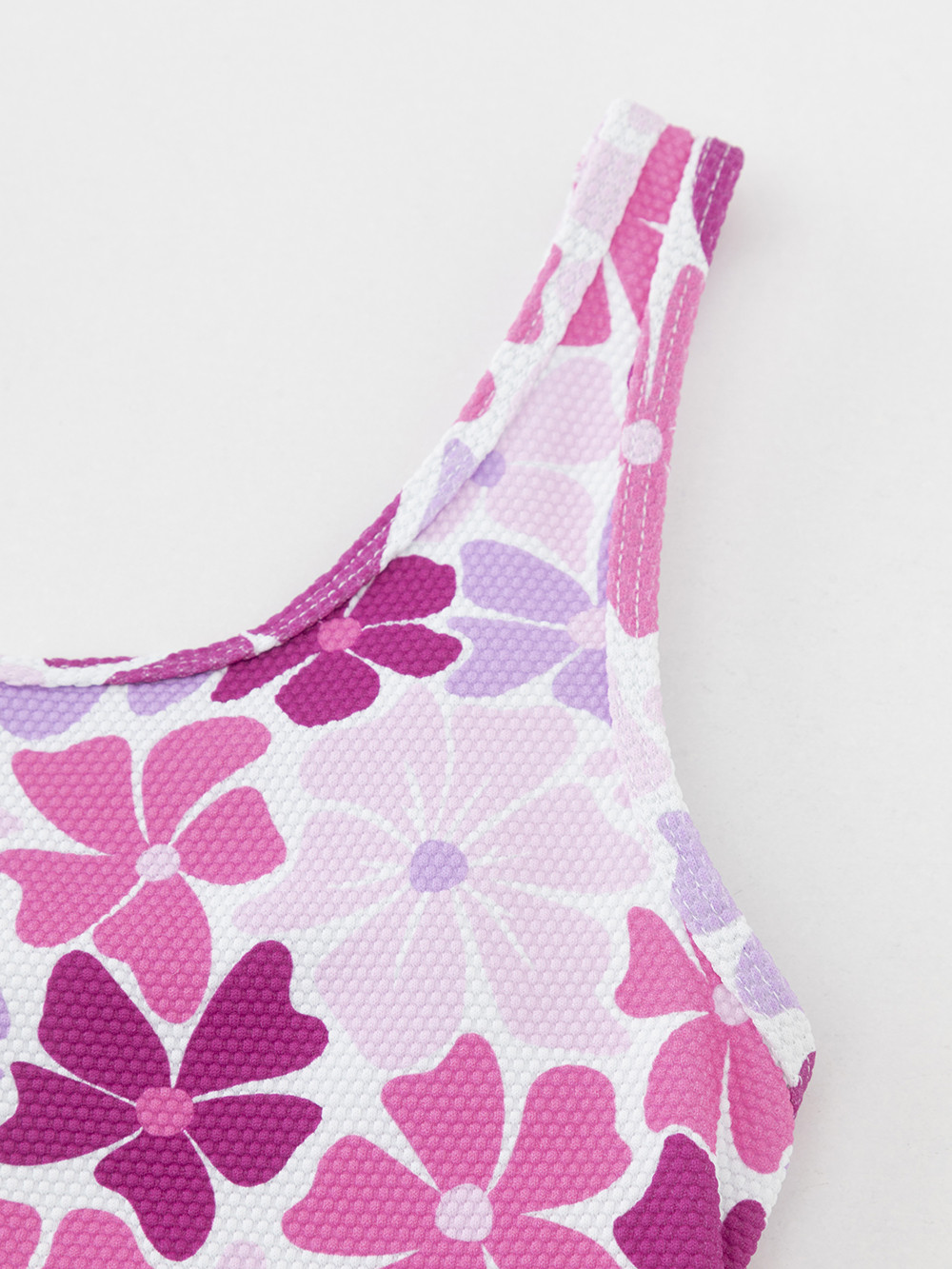 Купальник для девочки, артикул: ТК 16025/1н ФВ, цвет: белый, фото 3