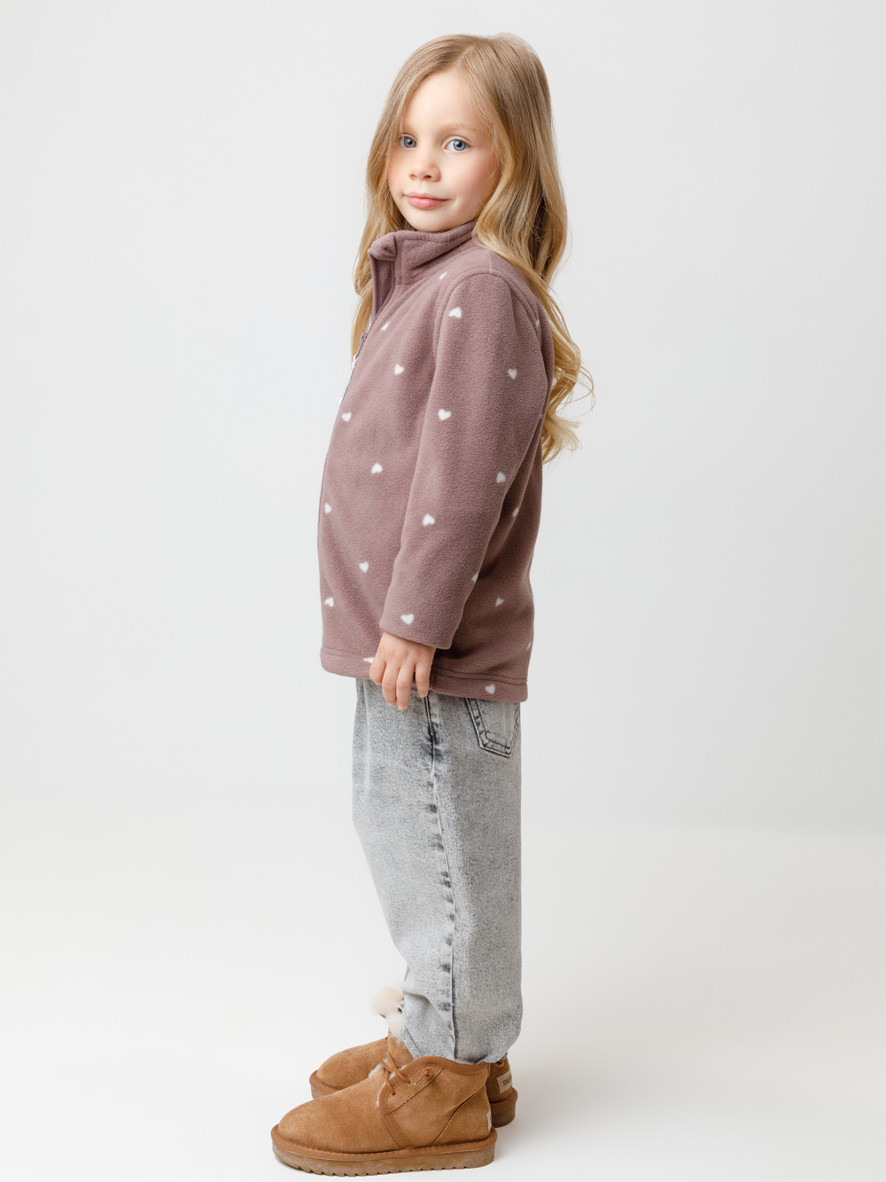 Куртка для девочки, артикул: ФЛ 34025/н/45 ГР, цвет: розовый, фото 3