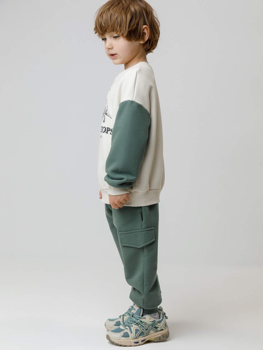 Свитшоты для мальчика, артикул: КР 302851, цвет: бежевый, фото 3