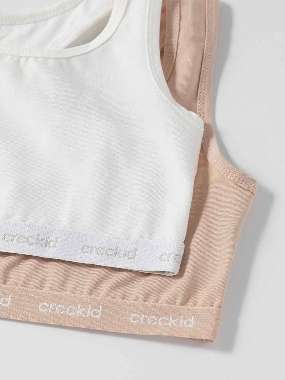 Майки для девочки, артикул: К 1198-2уп, цвет: бежевый, фото 3