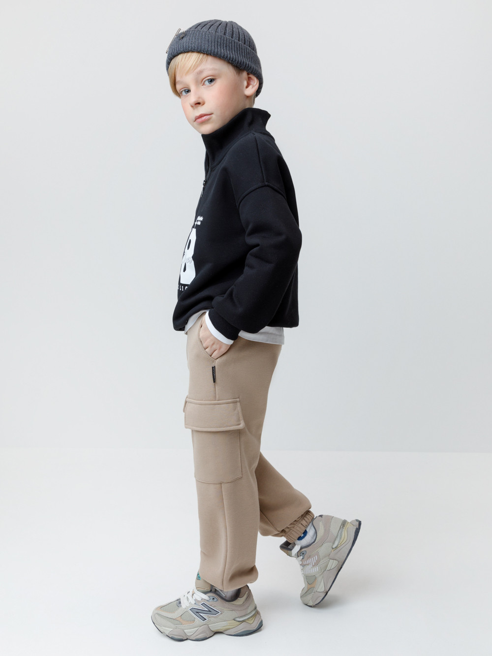Брюки для мальчика, артикул: КР 400907, цвет: бежевый, фото 3