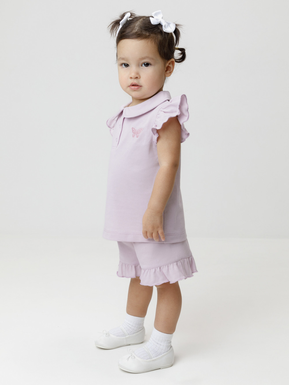 Шорты для девочки, артикул: КР 400898, цвет: фиолетовый, фото 3