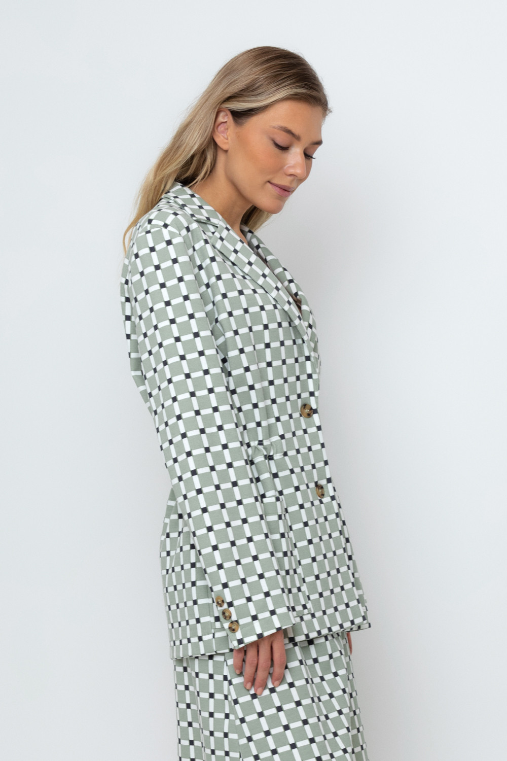 Жакеты, куртки женские для мам, артикул: ЕВТ 3208, цвет: хаки, фото 3