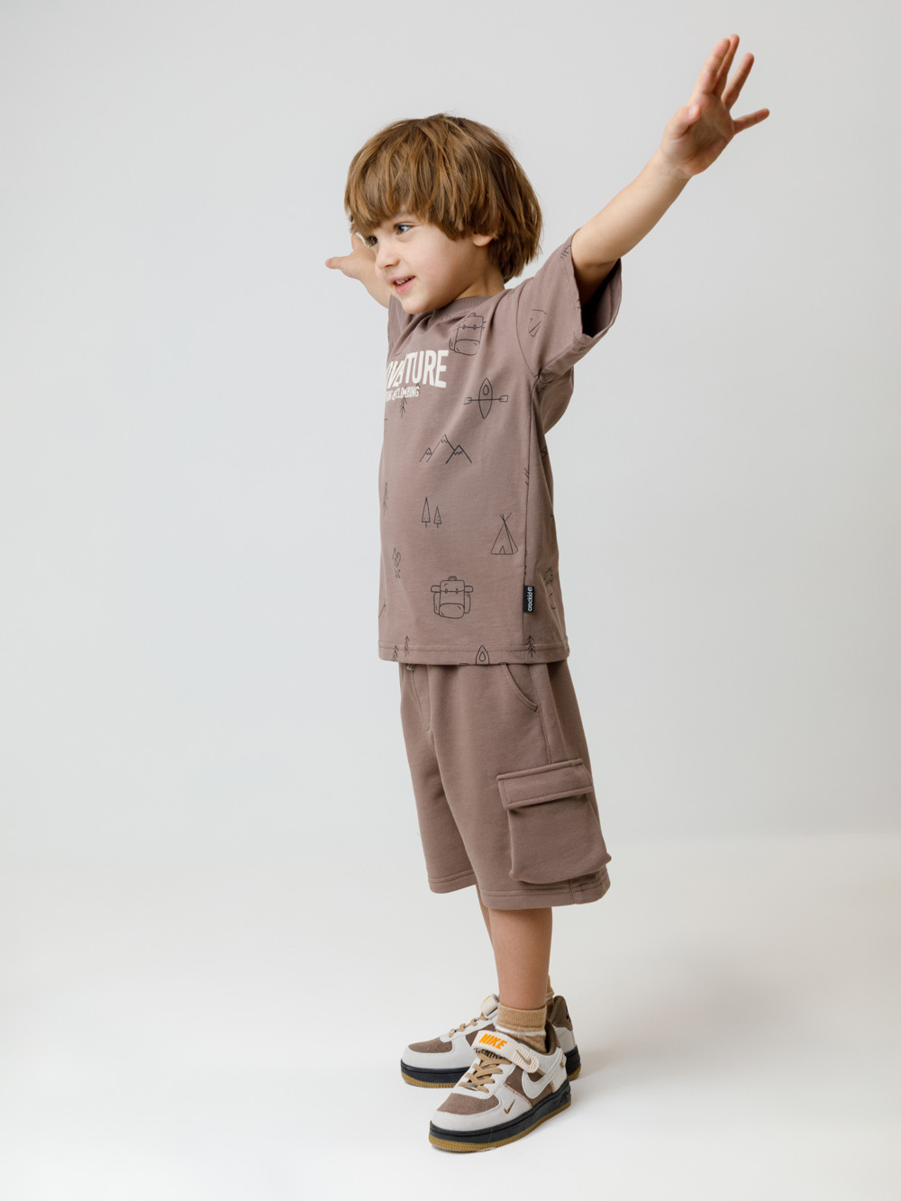 Шорты для мальчика, артикул: КР 400828, цвет: коричневый, фото 3