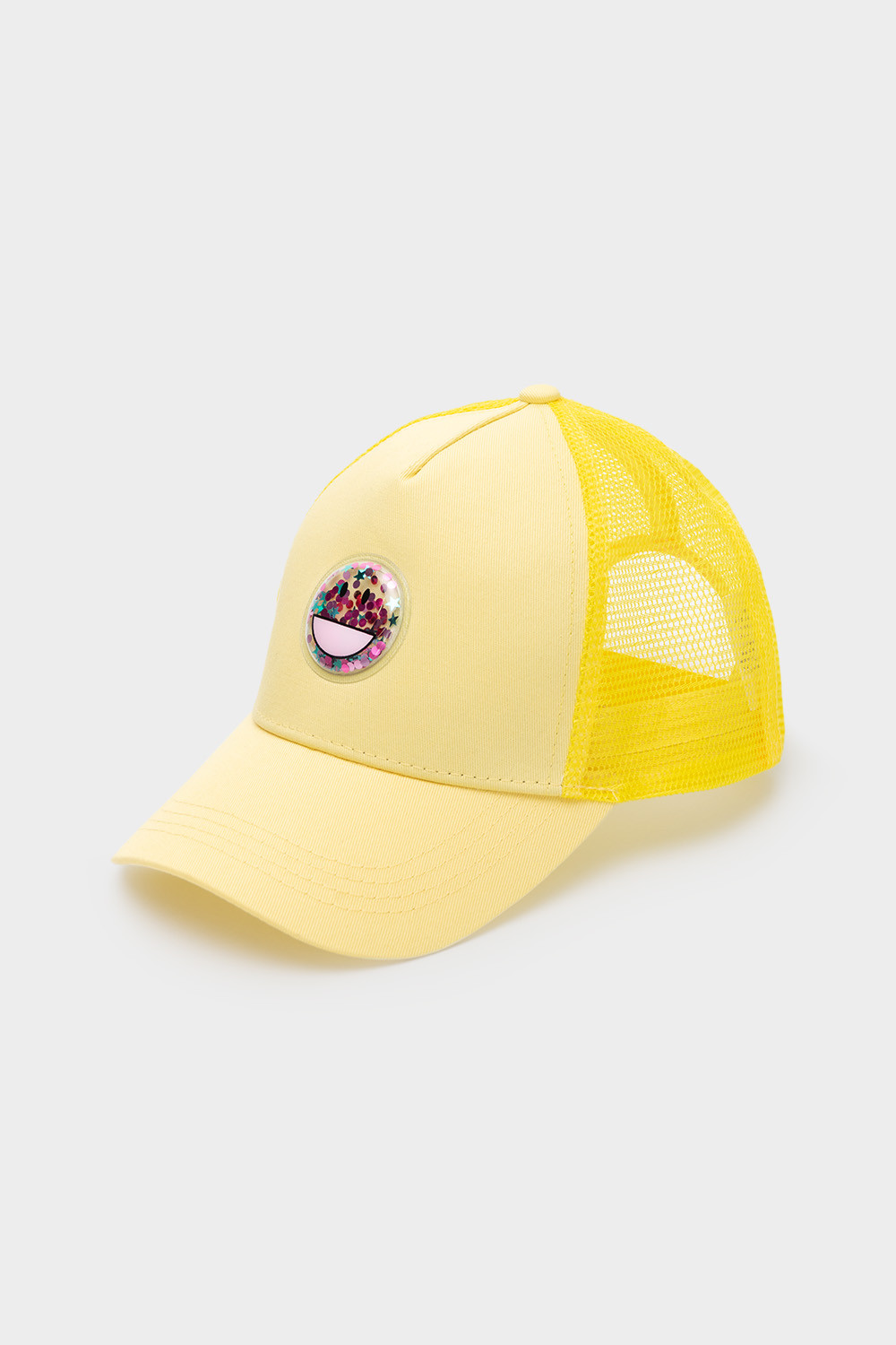 Кепка для девочки, артикул: ТК 80074, цвет: желтый, фото 3