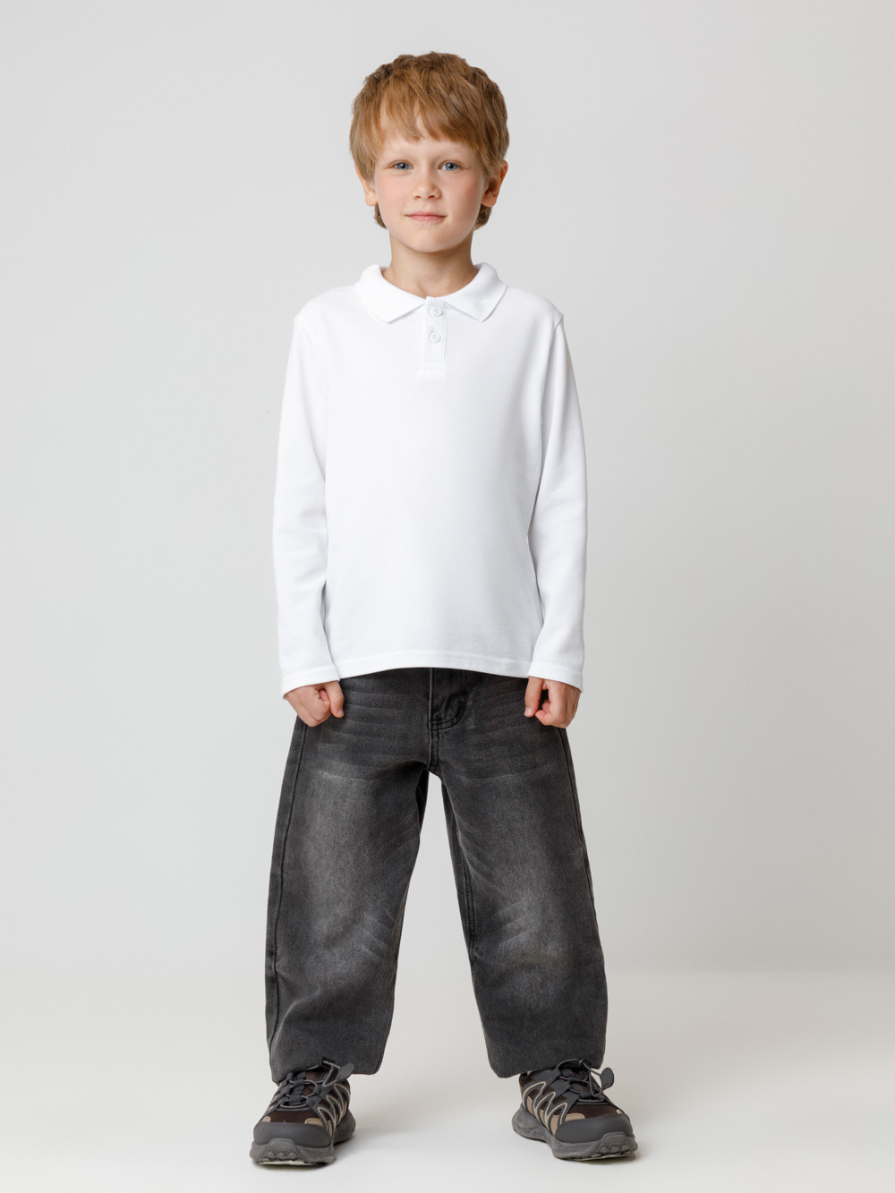 Джемпер для мальчика, артикул: МП 302109, цвет: белый, фото 3