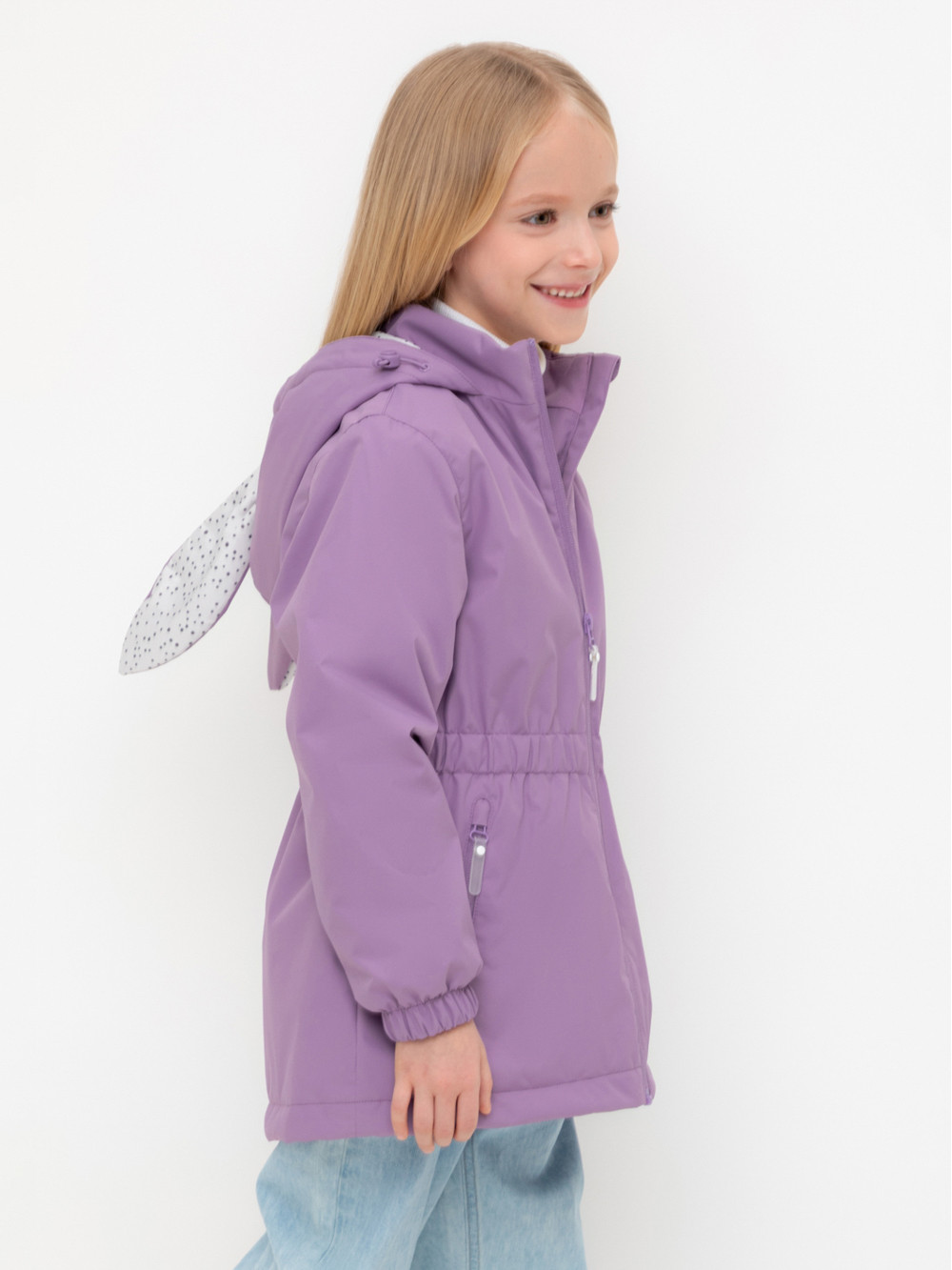 Куртка для девочки, артикул: ВК 32164/5 УЗГ, цвет: бордовый, фото 3