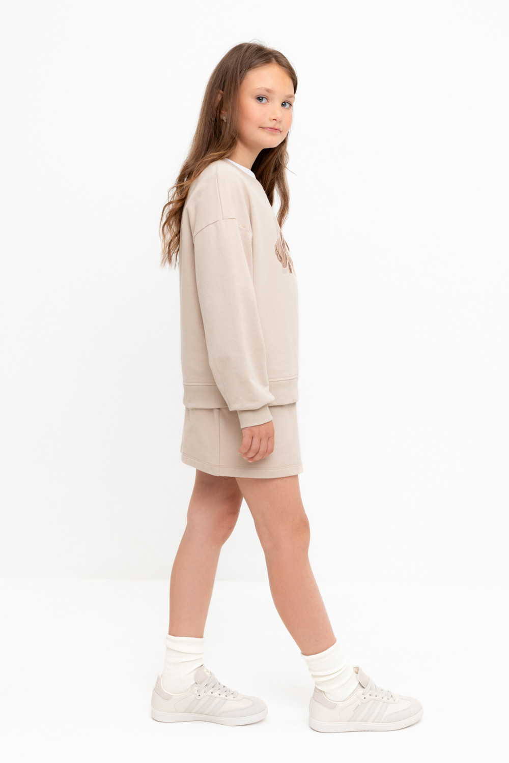 Юбка для девочки, артикул: КР 7141, цвет: бежевый, фото 3