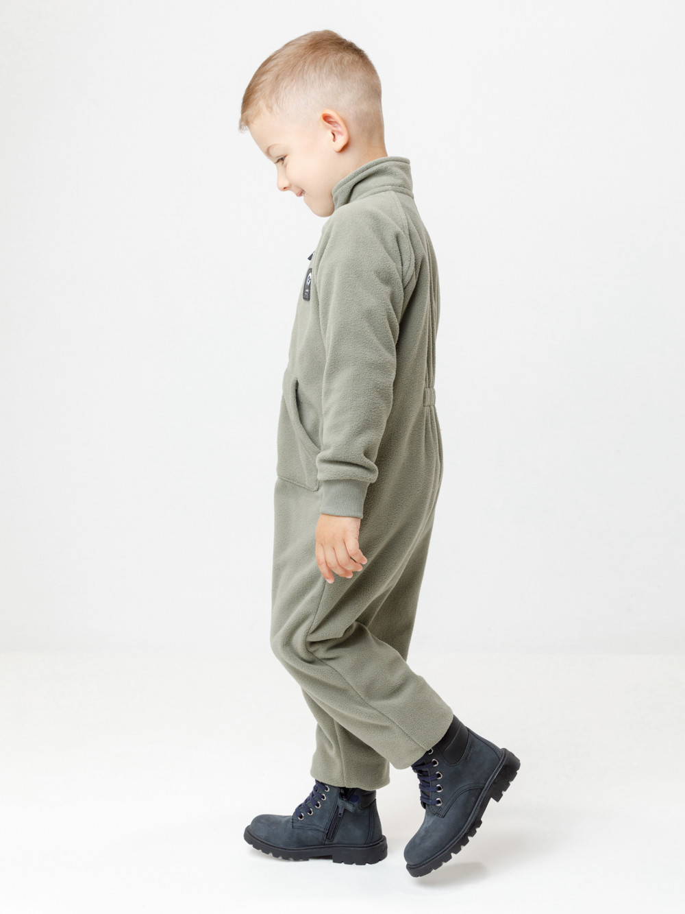 Комбинезон для мальчика, артикул: ФЛ 60006/7 ГР, цвет: зеленый, фото 2